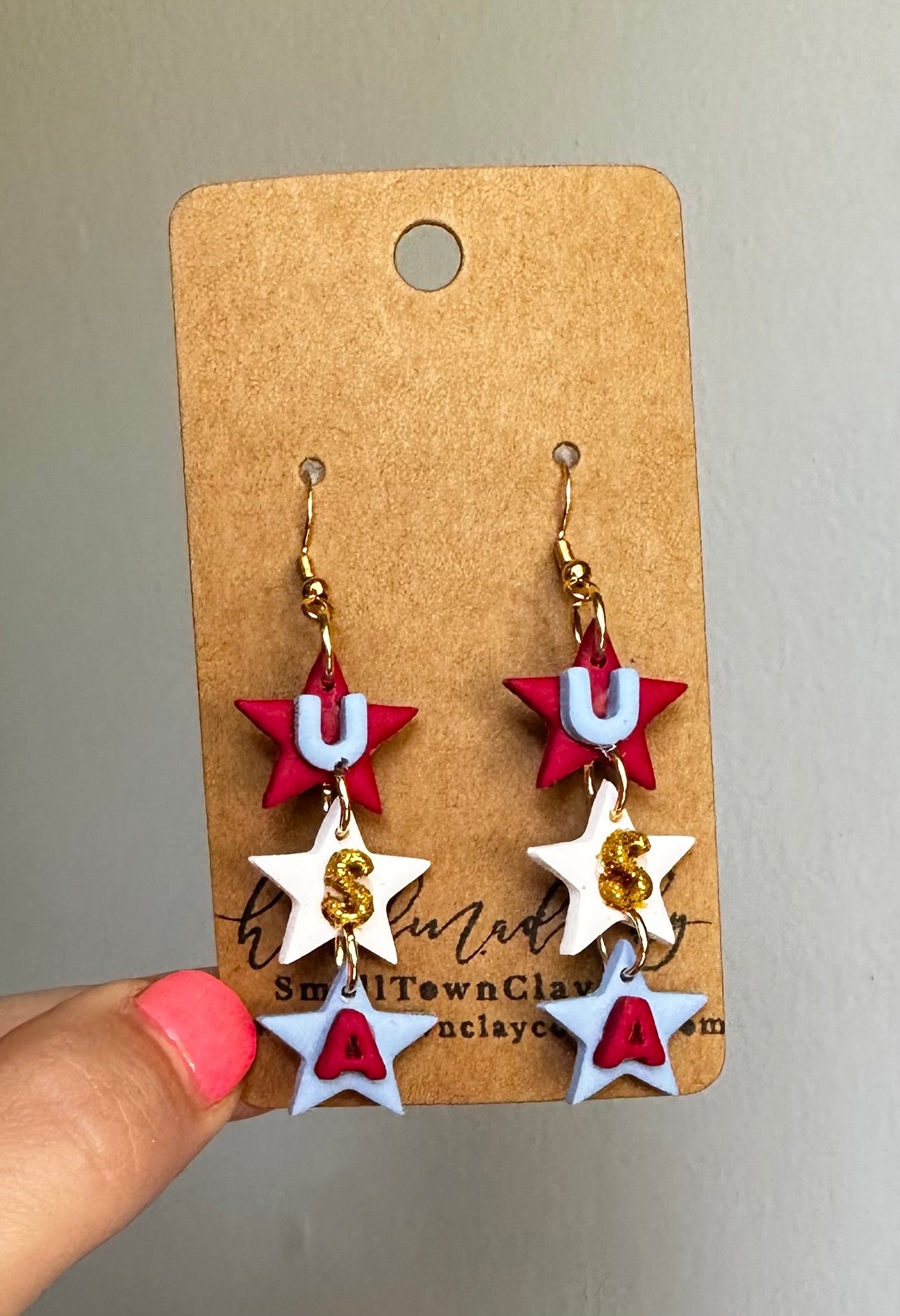 USA star dangle