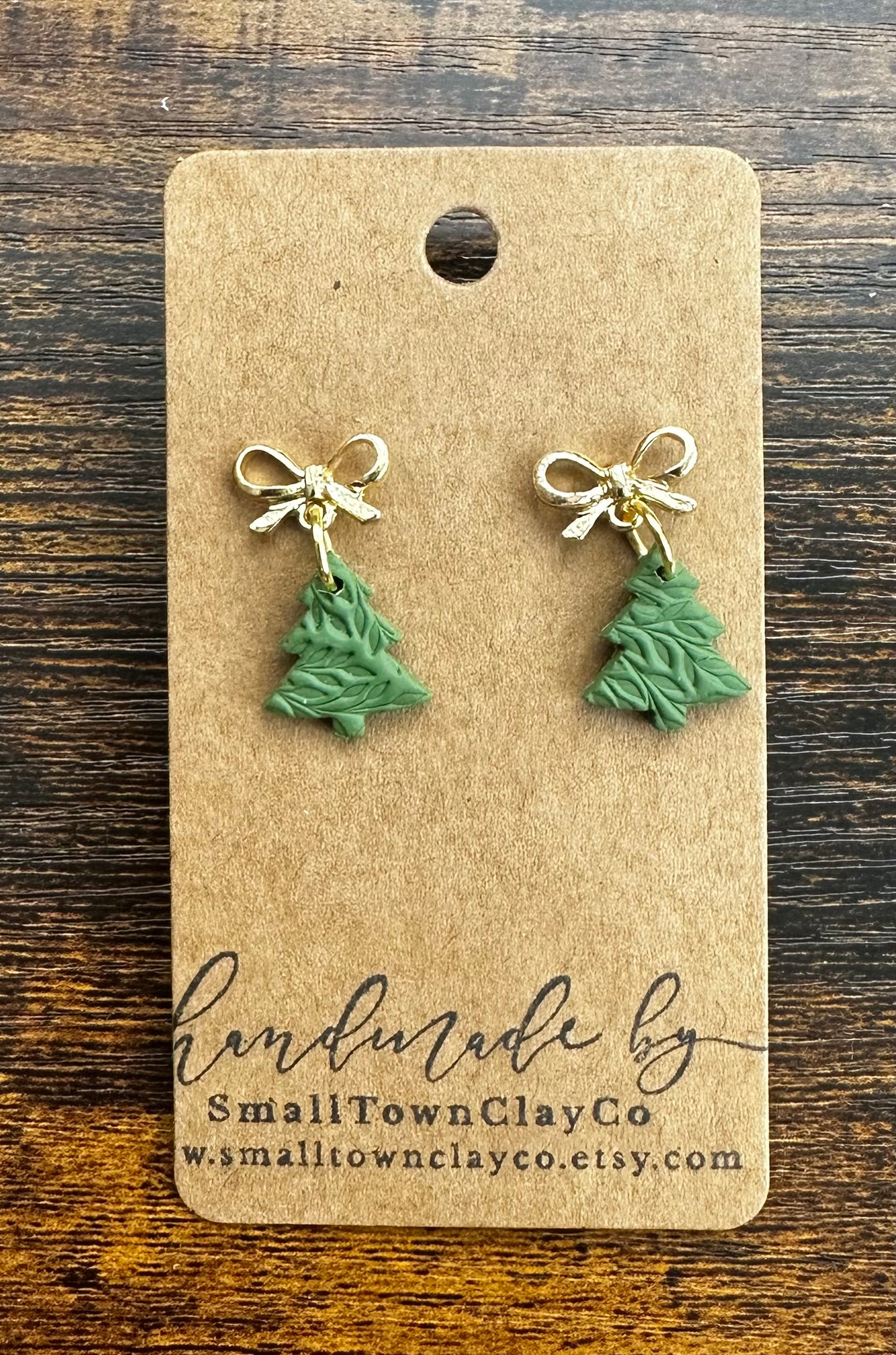 Bow Christmas tree dangle