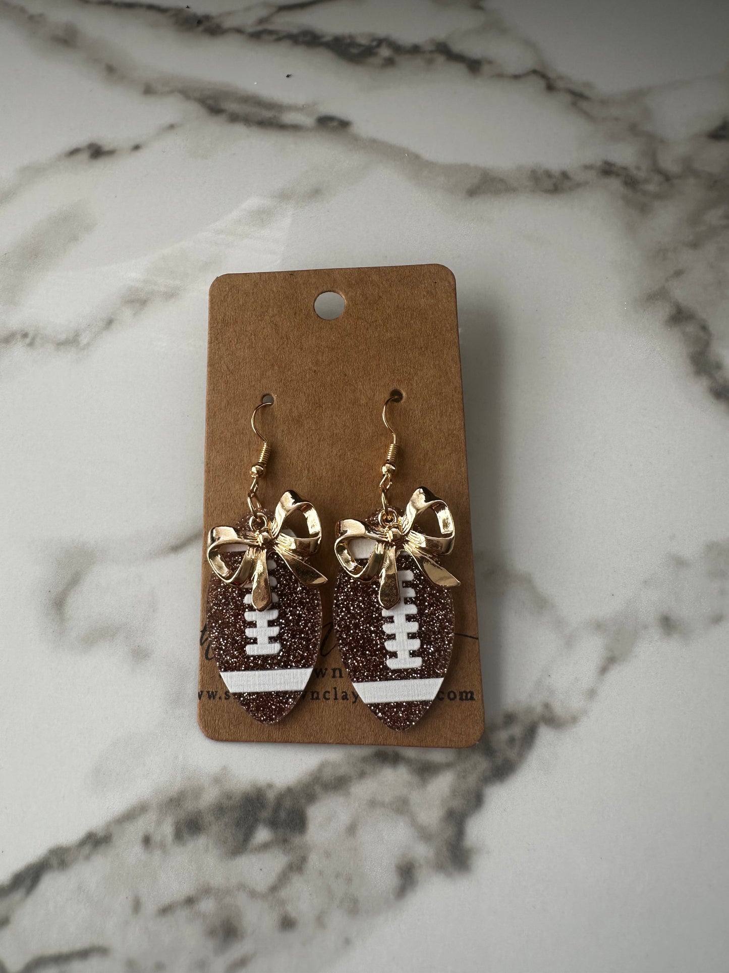 Sparkle football Dangles