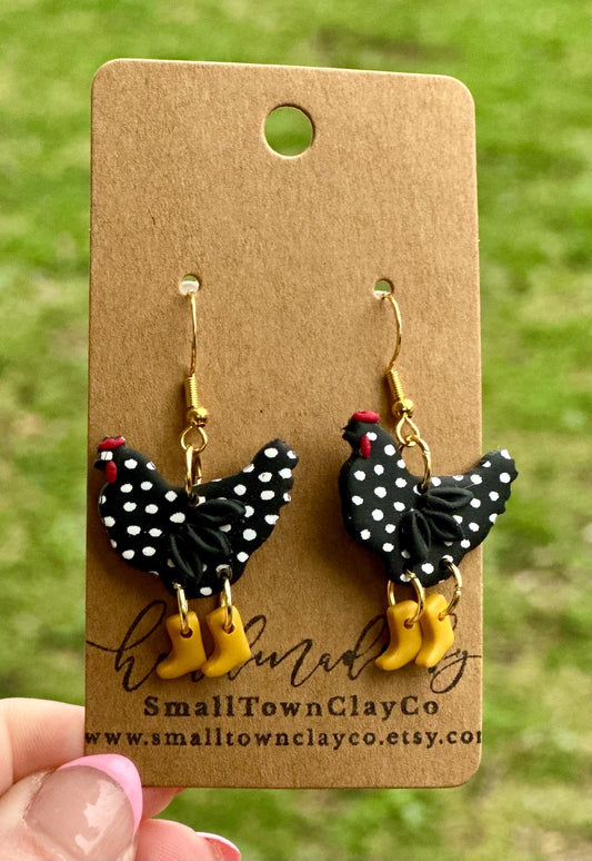 Chicken N Boots Dangle