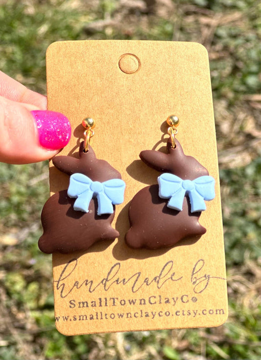 Chocolate bunny dangle