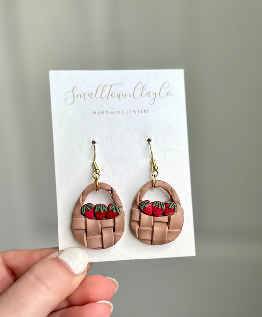 Basket of Strawberries dangle