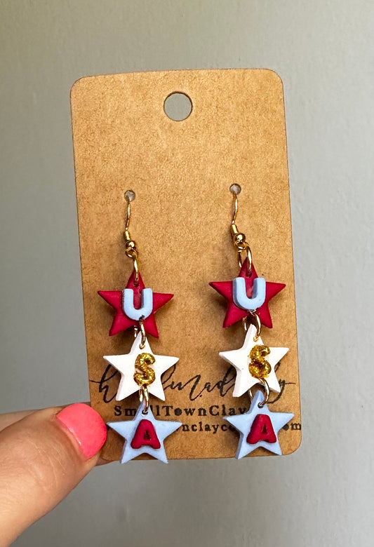 USA star dangle