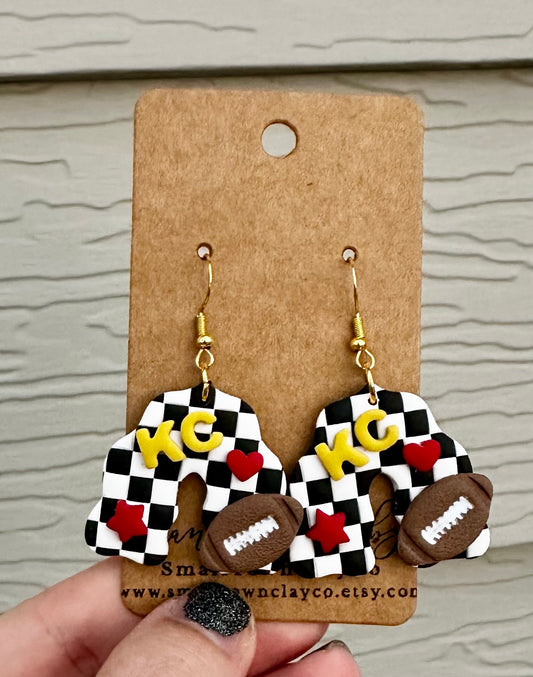 Checkered KC Dangle