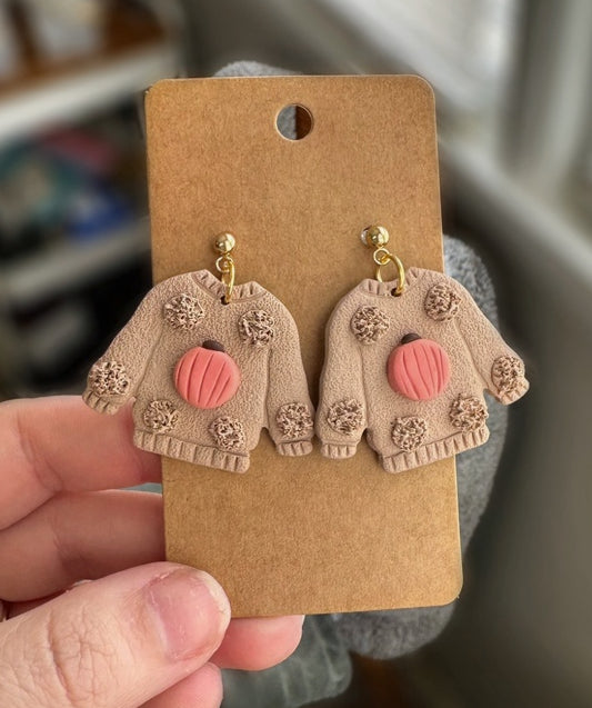 Pumpkin sweater dangle