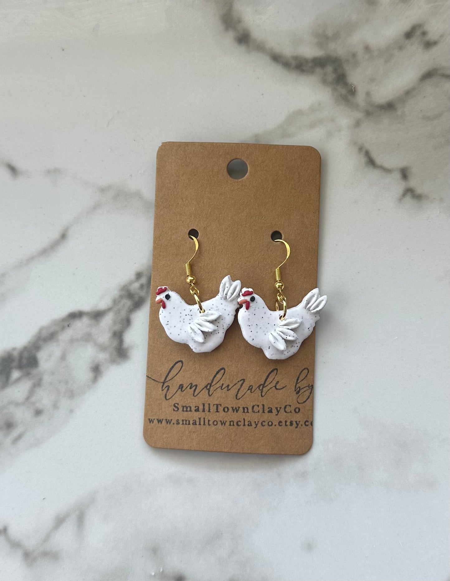 Speckled chicken dangle