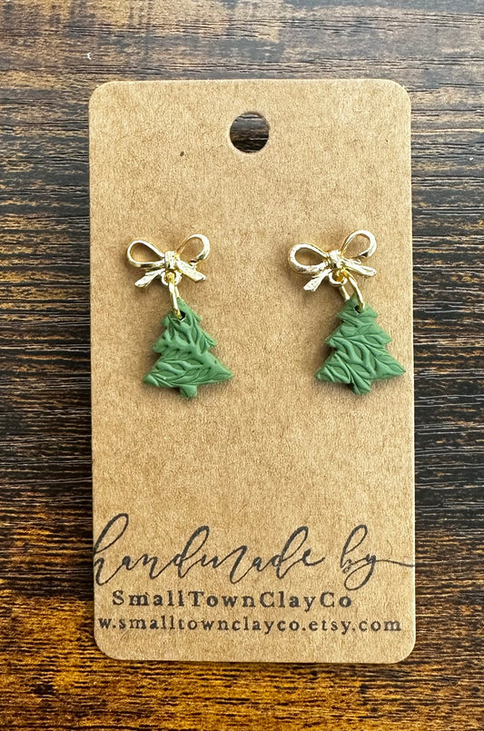 Bow Christmas tree dangle