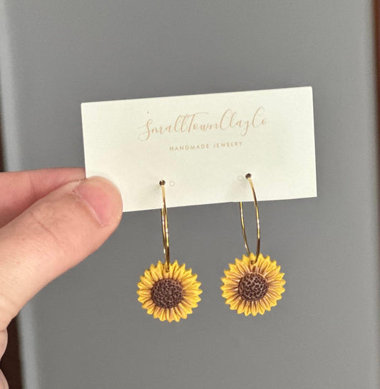 Sunflower Hoops